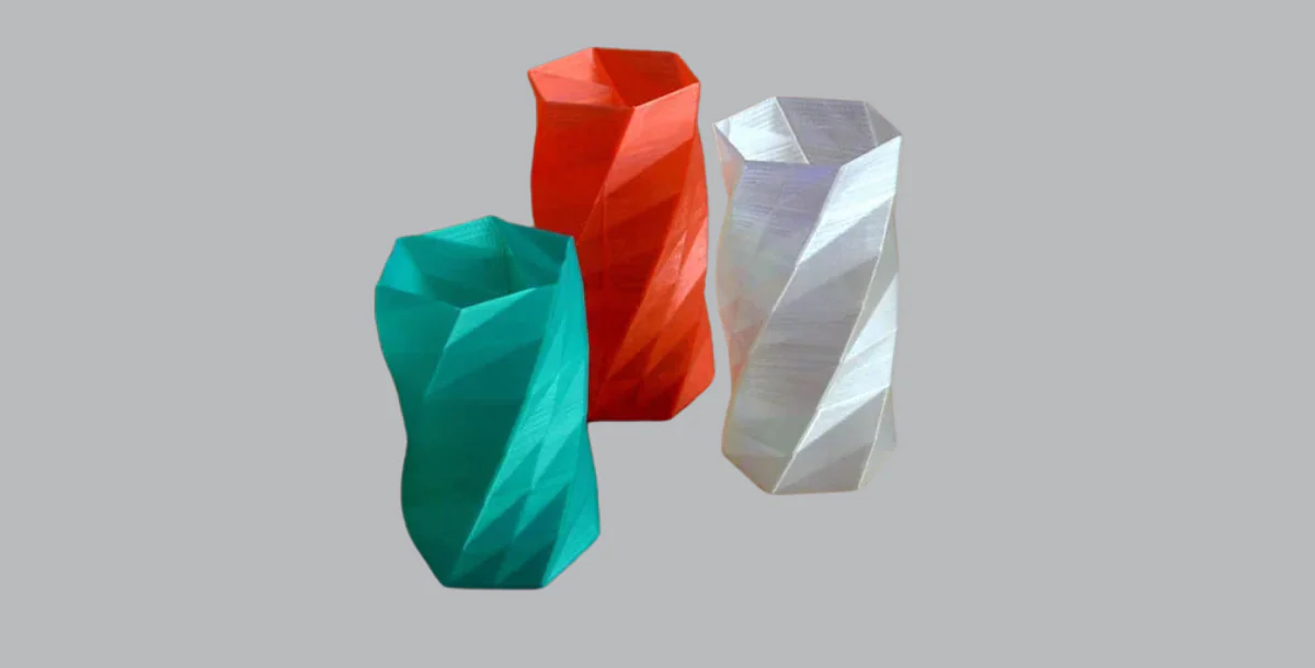 Twisted 6-sided Vase Basic