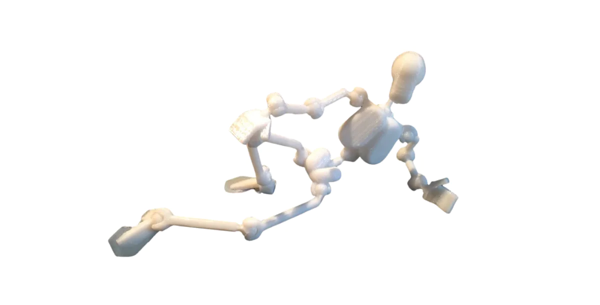 anatomically correct poseable action figure for drawing