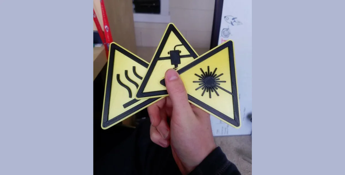 Lab Style Warning Signs - Multiple