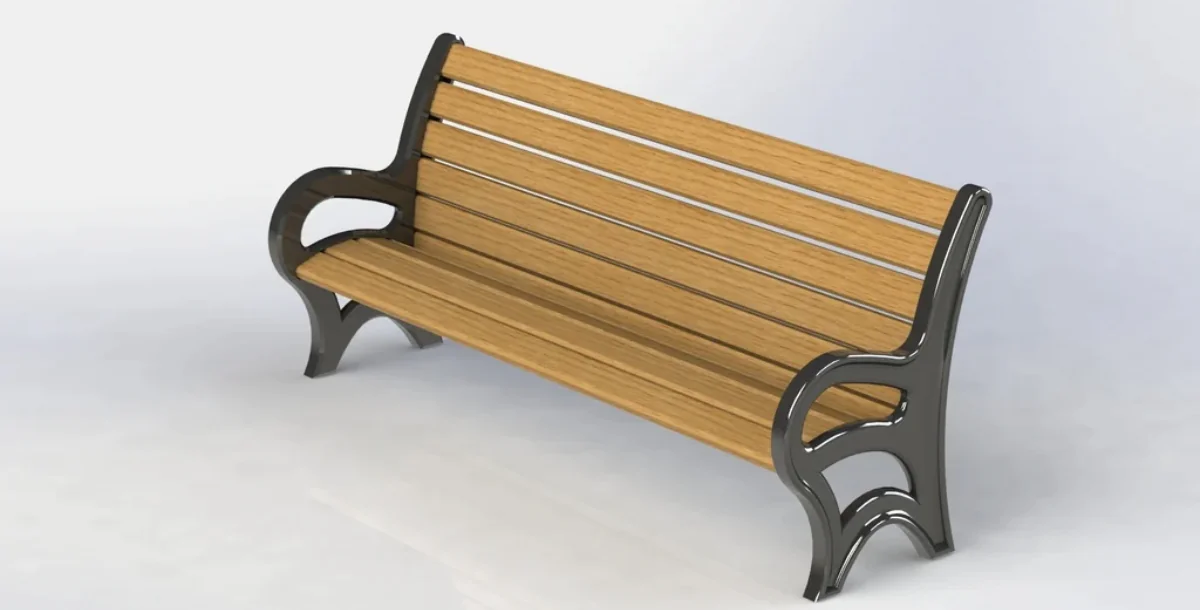 Outdoor bench