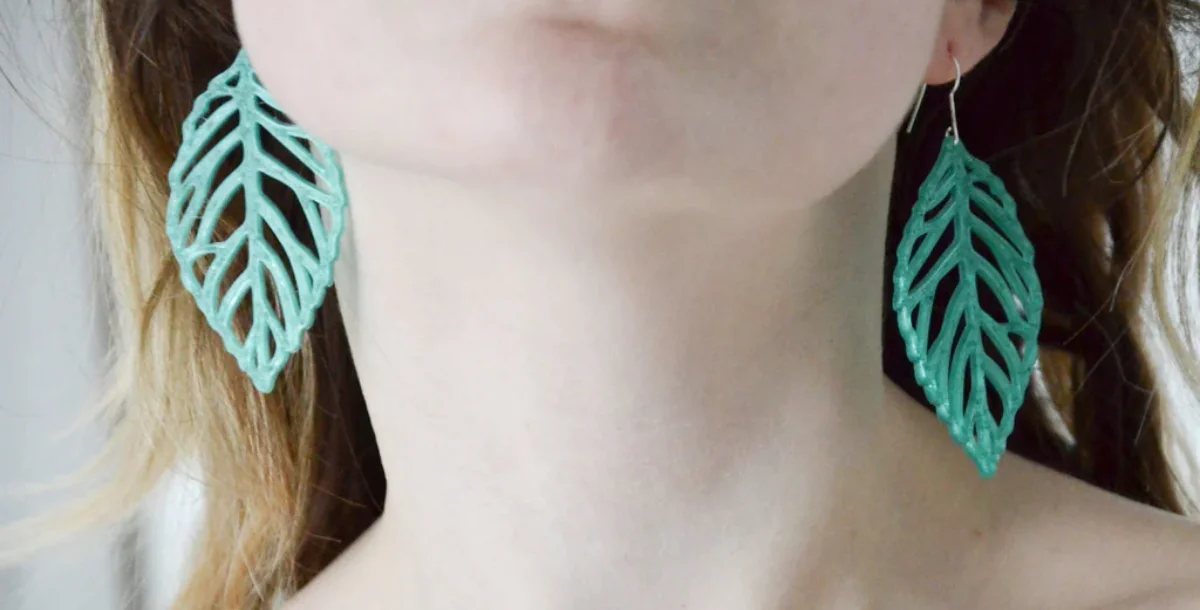 leaves earrings