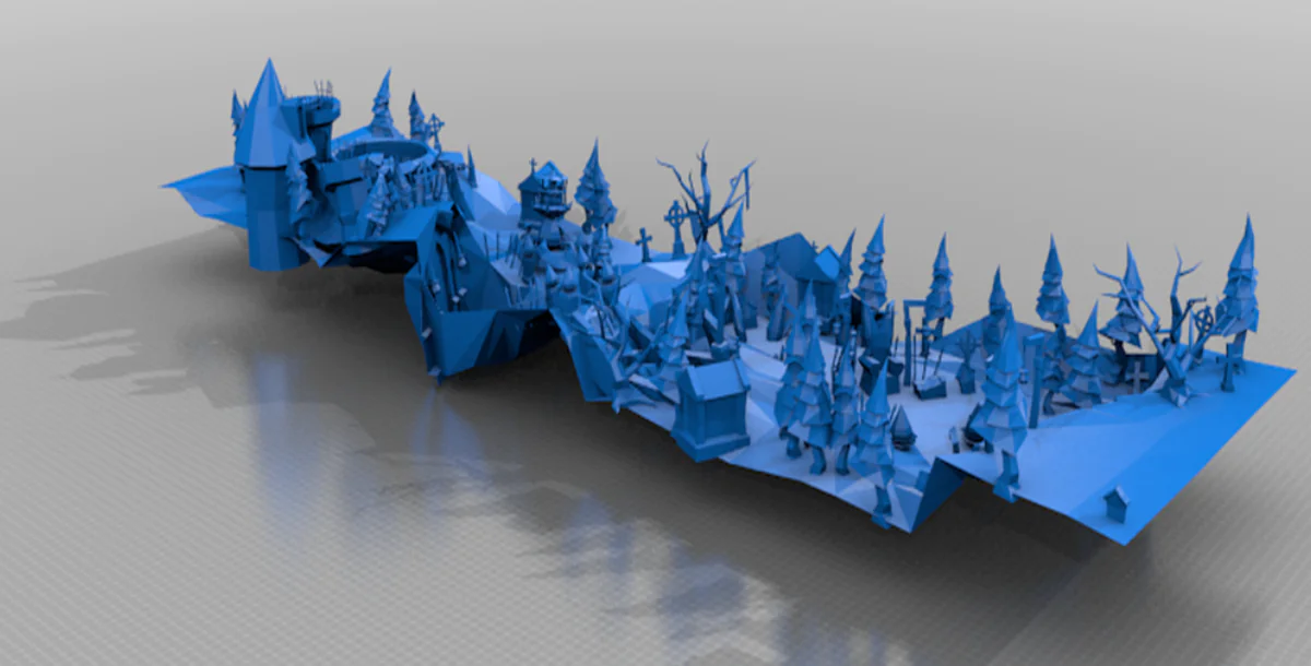 graveyard landscape