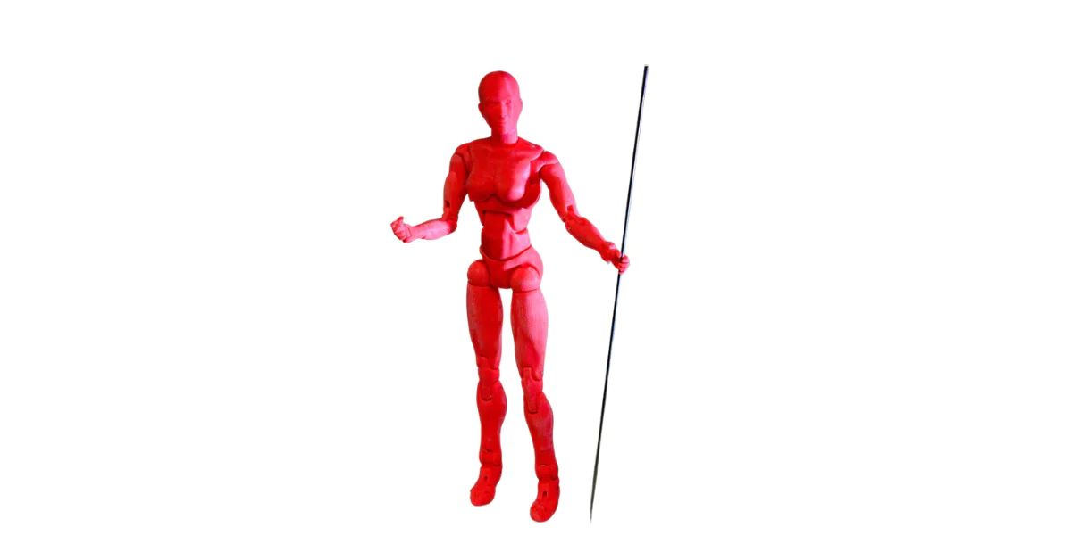 Female Action Figure 38 Points of Articulation