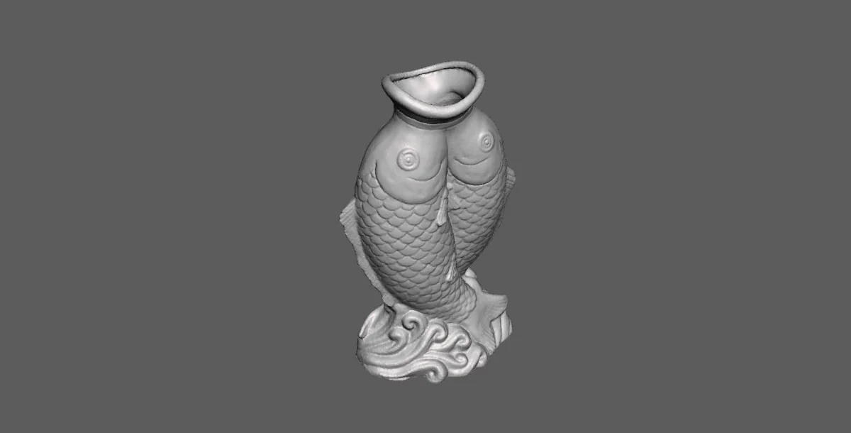 Fish Sculpture Vase