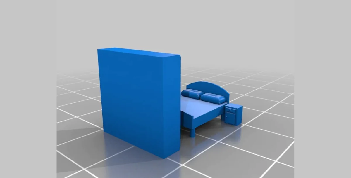 Dioramas elements (Bedrooms furnitures)