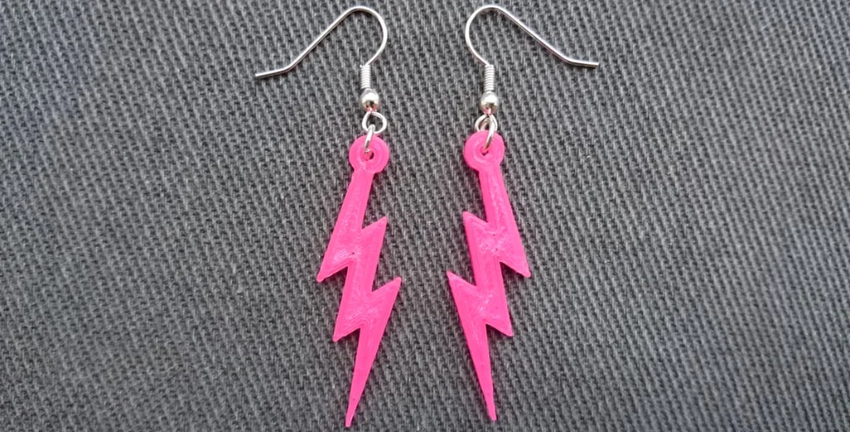 Simple Lightning Earrings