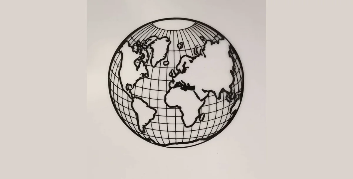 2D Art Earth Globe