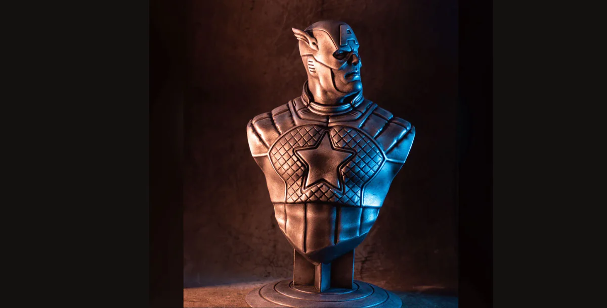 Captain America bust (fan art)