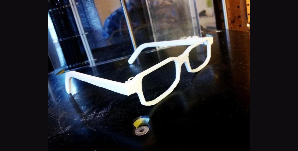 Clean 3D Glasses Frames
