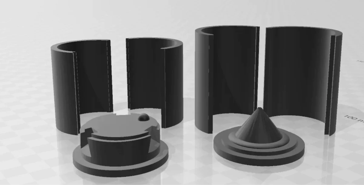 Molds for silicone dice molds