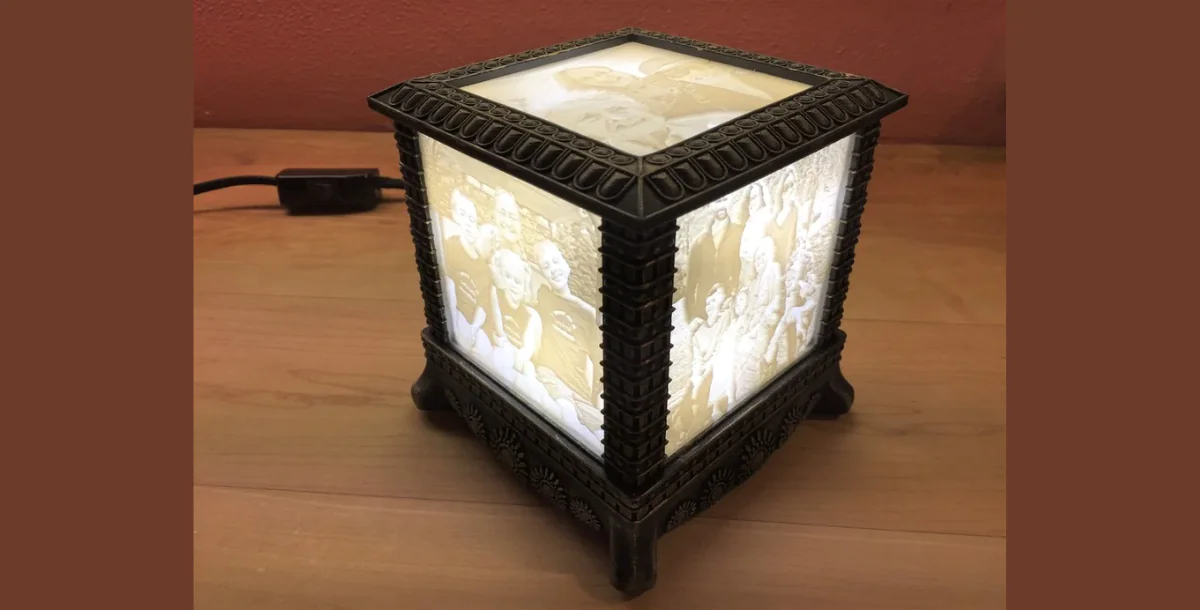 Gothic Lithophane Light