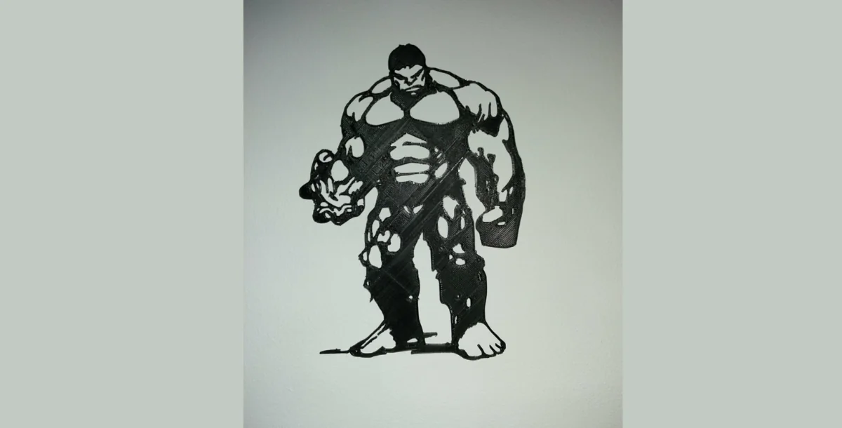Hulk 2D wall art